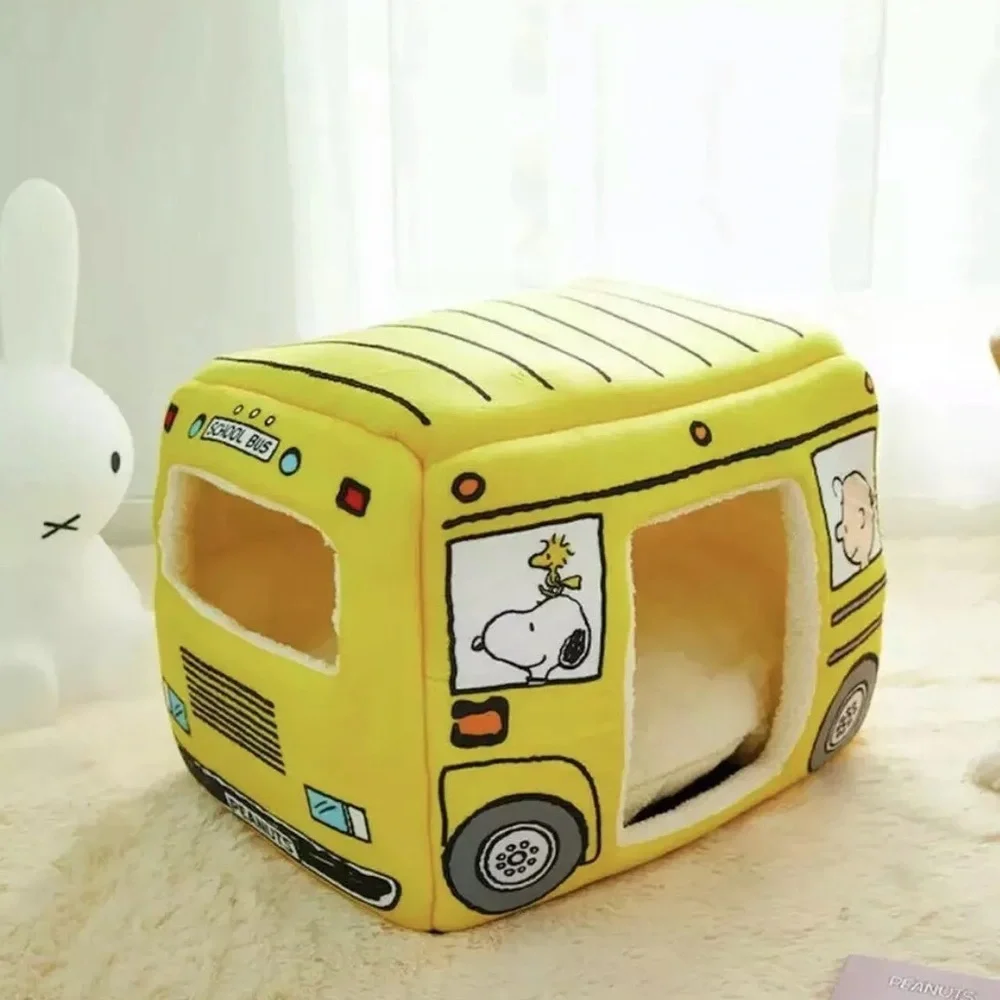 Dog bed snoopy Charlie Brown peanuts cute pet house duo-style